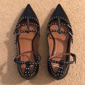 Givenchy Studded Leather Ballet Flat Made in Italy! Excellent condition